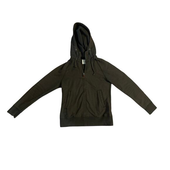 Men S Sitka Green Zip Hoodie Sweatshirt Jacket Organic Cotton Canada - Picture 1 of 5